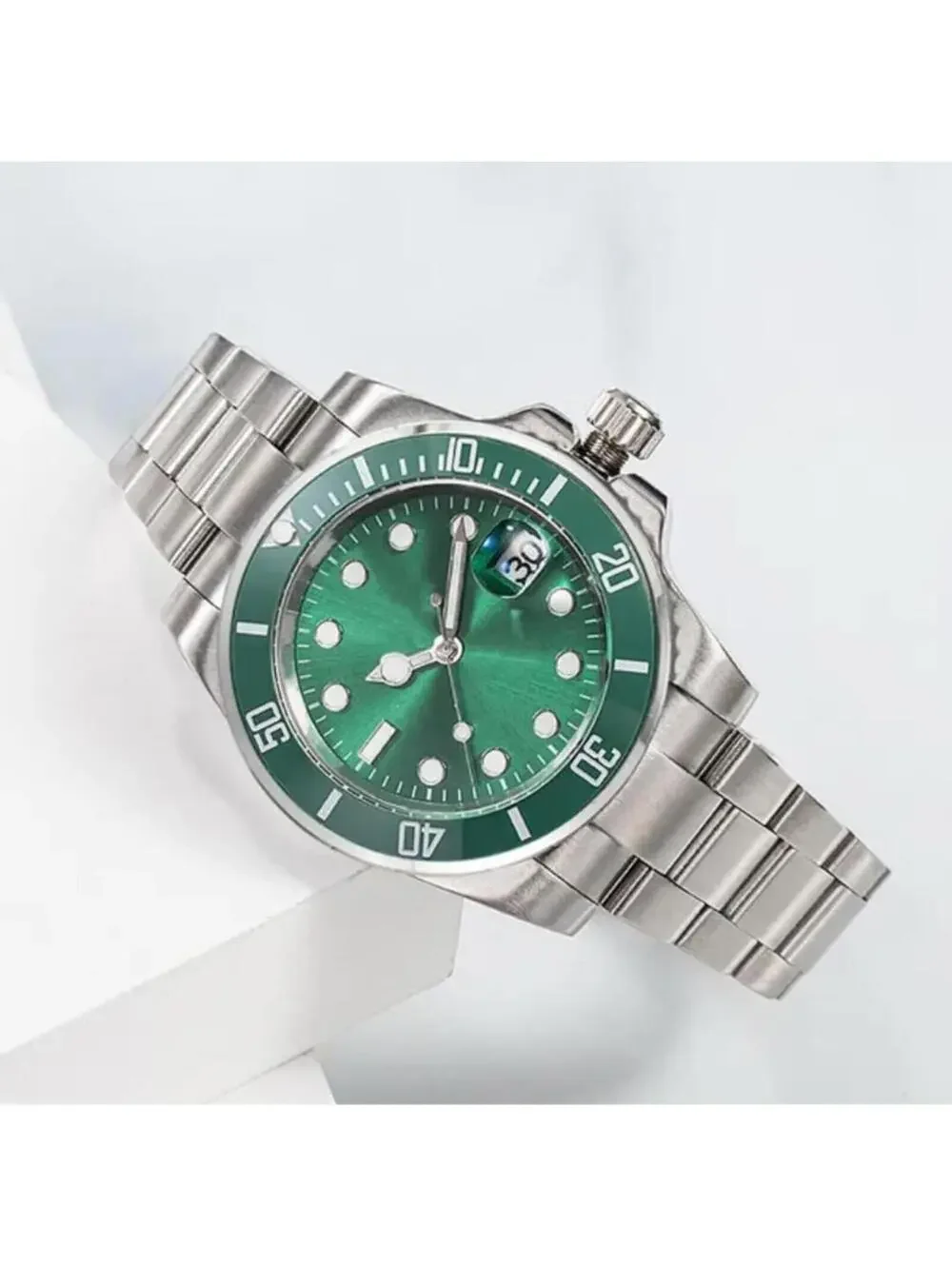 Men's Stainless Steel Mechanical Watch Sapphire Crystal stock 223
